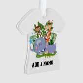 De leuke Dieren van de Safari Ornament (voorkant)