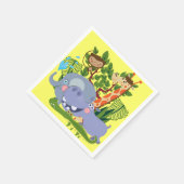 De leuke Dieren van de Safari Servet (Hoek)