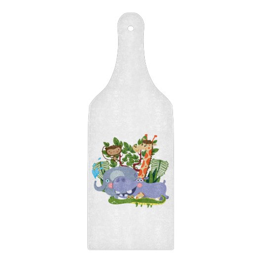 De leuke Dieren van de Safari Snijplank (Voorkant)