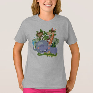 De leuke Dieren van de Safari T-shirt