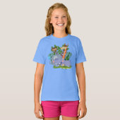 De leuke Dieren van de Safari T-shirt (Voorkant volledig)