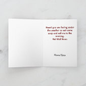 De leuke Eekhoorn van de Cartoon wordt goed Kaart (Binnen)