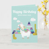 De leuke en Kleurrijke Gelukkige Verjaardag van de Kaart (Gele Bloem)