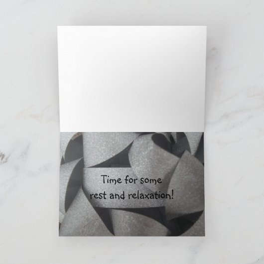 De leuke Engelse kaart van de Pensionering van de (Binnen)