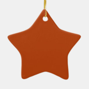 De Leuke Enige Kleur van de roest Keramisch Ornament