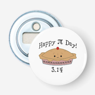 De leuke Gelukkige Dag van Pi! Button Flesopener