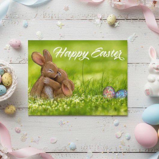 De leuke Gelukkige Lente van de Eieren van de Briefkaart