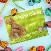 De leuke Gelukkige Lente van de Eieren van de Briefkaart