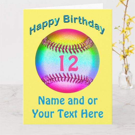 De leuke Gepersonaliseerde GROTE Kaart van de (Gele Bloem)