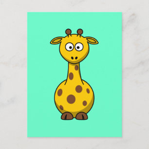 De leuke Giraffe van de Cartoon Briefkaart