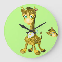 De leuke Giraffe van het Baby Grote Klok