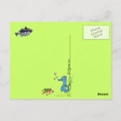 De Leuke Gril van Seahorse van de cartoon om Briefkaart (Achterkant)