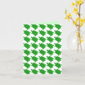 De leuke Groene Gift van het Wenskaart van de Kaart (Gele Bloem)