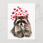 De leuke Harten van de Liefde van de Kussen van de Briefkaart (Voorkant)