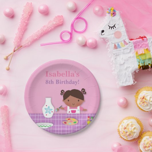 De leuke het Schilderen van het Aardewerk van het Papieren Bordje (Feest)