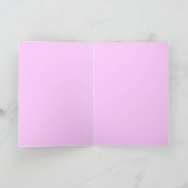 De leuke Hond van het Puppy puft in het Roze Kaart (Binnen)