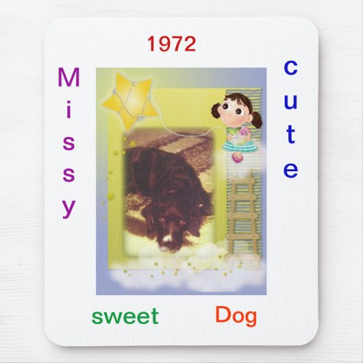 De leuke hond van Missy Muismat (Voorkant)