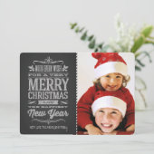 De leuke Kaart van de Sjabloon van de Foto van het (Staand voorkant)