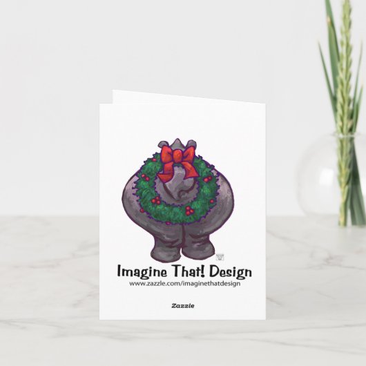 De leuke Kaart van de Vakantie Hippo (Achterkant)