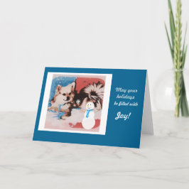 De leuke Kaart van de Vakantie van de Hond