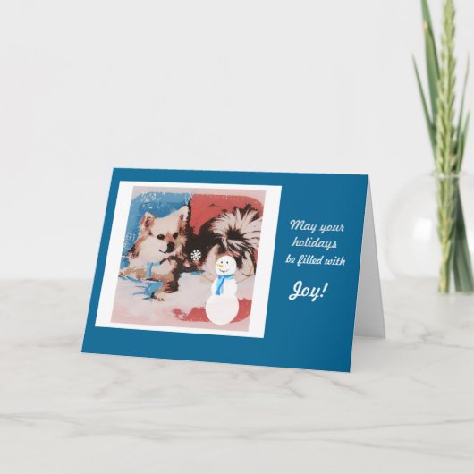 De leuke Kaart van de Vakantie van de Hond (Voorkant)