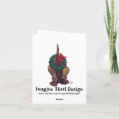 De leuke Kaart van de Vakantie van de Hond van de (Achterkant)