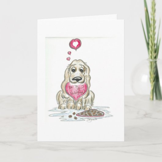 De leuke Kaart van de Valentijnsdag van de (Voorkant)