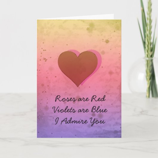 De leuke Kaart van de Valentijnsdag van het Hart (Voorkant)