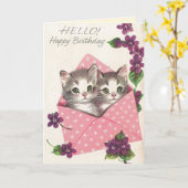 De leuke Kaart van de Verjaardag van de Kuiper (Gele Bloem)