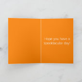 De leuke Kaart van Halloween van het Spook voor (Binnen)