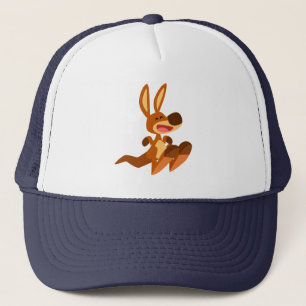 De leuke Kangoeroe Joey van de Cartoon Trucker Pet