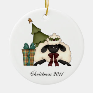 De leuke Kerstboom van Schapen van Ons Huis aan Keramisch Ornament