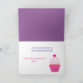 De leuke Kleindochter Valentijn van Snoepjes Feestdagen Kaart (Binnen)