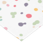 De leuke Kleurrijke Confetti stippelt Patroon Tafelkleed (Gekanteld)