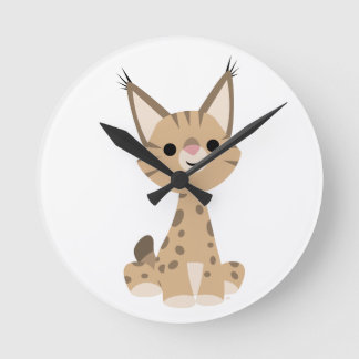 De leuke Klok van de Muur van de Lynx van de