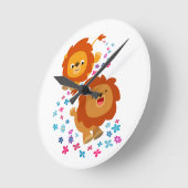 De leuke Leeuwen van de Cartoon in de Klok van de (Hoek)