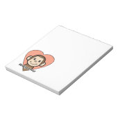 De leuke Liefde van de Aap van de Glimlach van de Notitieblok (Linkerzijde)