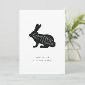 De leuke Moderne Gelukkige Kaart van Pasen van de (Staand voorkant)