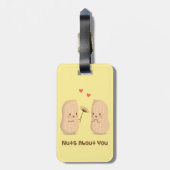 De leuke Noten van Pinda's over u het Bagagelabel (Achterkant verticaal)