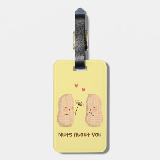 De leuke Noten van Pinda's over u het Bagagelabel (Achterkant verticaal)