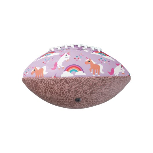 De leuke Paars van de Regenboog van de Eenhoorn American Football (Gedraaid 270)