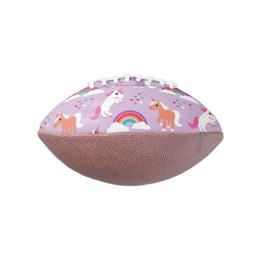 De leuke Paars van de Regenboog van de Eenhoorn American Football (Gedraaid 90)
