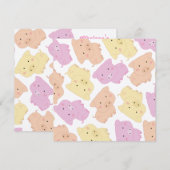 De leuke Partij van de Verjaardag van Weinig Kaart (Voorkant / Achterkant)