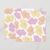 De leuke Partij van de Verjaardag van Weinig Kaart (Voorkant / Achterkant)