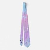 De leuke Pastelkleur Magische Colorfull van Kawaii Stropdas (Achterkant)