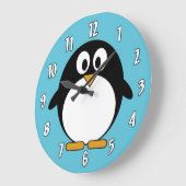 De leuke Pinguïn van de Cartoon Grote Klok (Hoek)