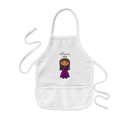 De Leuke Prinses van de Kunst van de Klem van de Kinder Schort (Voorkant)