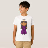 De Leuke Prinses van de Kunst van de Klem van de T-shirt (Voorkant volledig)