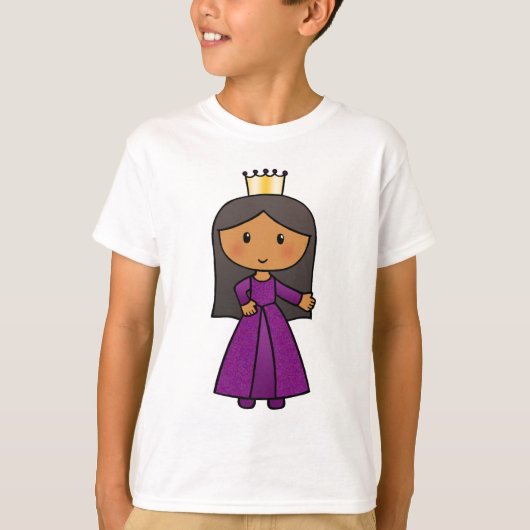 De Leuke Prinses van de Kunst van de Klem van de T-shirt (Voorkant)
