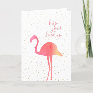 De leuke Roze Flamingo van de Waterverf houdt Aankondiging
